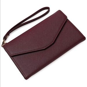 Zoppen Passport Holder Travel Wallet - Wine
